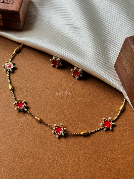 Floral Neck Chain